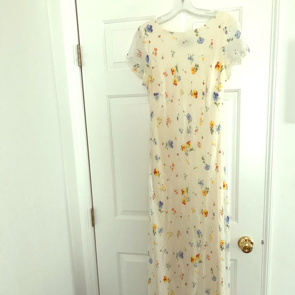 Flowered Bridesmaid Dress